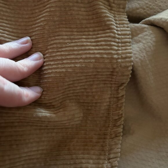 American Eagle Women's Corduroy Hooded Utility Jacket XL - Picture 14 of 16